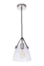  51391-PLN - Hagen 1 Light Pendant in Polished Nickel