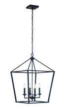  52936-FB - Flynt 4 Light Large Foyer in Flat Black