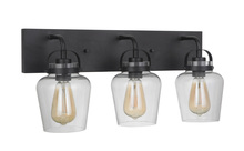  53503-FB - Trystan 3 Light Vanity in Flat Black