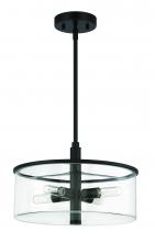  55694-FB - Hailie 4 Light Pendant in Flat Black