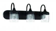  58103-FB - Wrenn 3 Light Vanity in Flat Black