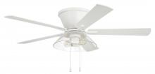  IST52W5 - 52" Insight White Finish, White/Washed Oak Blades, Integrated Light kit Included