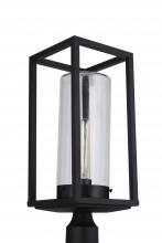  ZA4825-MN - Neo 1 Light Outdoor Post Mount in Midnight