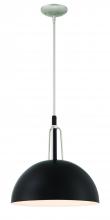  ZA4921-MNSA - Kahn 1 Light Outdoor Pendant in Midnight/Satin Aluminum