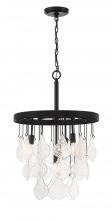  P980FB4 - Vesi 4 Light Pendant in Flat Black