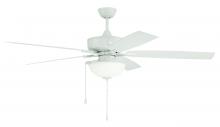  OS211W5 - 60" Outdoor Super Pro 211 in White w/ Painted Nickel Blades