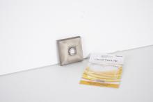  PB5017-PT - Surface Mount LED Lighted Push Button in Pewter