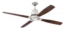  RIC60BNK4 - 60" Ricasso in Brushed Polished Nickel w/ Walnut Blades