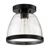  X1410-FB - Lodie 1 Light 9.5" Flushmount in Flat Black