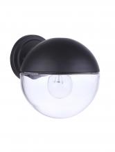  ZA3414-MN - Evie 1 Light Medium Outdoor Wall Lantern in Midnight