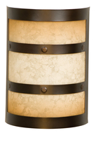  CH1415-OBG - Metal and Glass Chime in Oiled Bronze Gilded