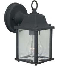  Z192-TB - Coach Lights Cast 1 Light Small Outdoor Wall Lantern in Textured Black