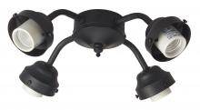  F400-FB-LED - Universal 4 Light Fitter in Flat Black