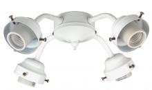  F400-W-LED - Universal 4 Light Fitter in White