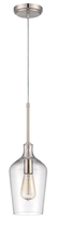  P445BNK1 - 1 Light Mini Pendant in Brushed Polished Nickel