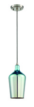  P720BNK1 - 6" 1 Light Mini Pendant in Brushed Polished Nickel