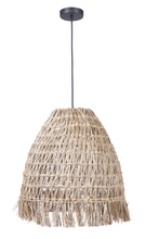  P915ESP1 - 1 Light Woven Pendant in Espresso