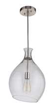  P951BNK1 - Zuni 1 Light Pendant in Brushed Polished Nickel