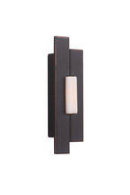  PB5000-AZ - Surface Mount LED Lighted Push Button, Asymmetrical in Antique Bronze