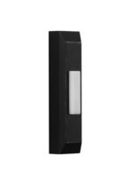  PB5004-FB - Surface Mount LED Lighted Push Button, Thin Rectangle Profile in Flat Black