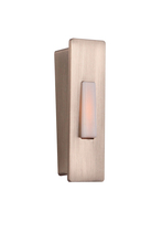  PB5006-BNK - Surface Mount LED Lighted Push Button, Wedged in Brushed Polished Nickel