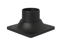  Z202-TB - Post Adapter Base for 3" Post Tops in Textured Black