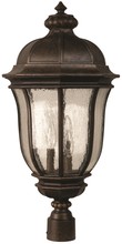  Z3325-PRO - Harper 3 Light Outdoor Post Mount in Peruvian Bronze Outdoor