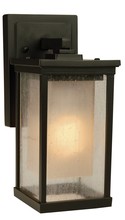  Z3704-OBO - Riviera 1 Light Small Outdoor Wall Lantern in Oiled Bronze Outdoor