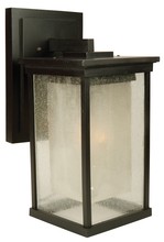  Z3724-OBO - Riviera 1 Light Large Outdoor Wall Lantern in Oiled Bronze Outdoor