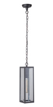  Z4521-MN-SC - Deka 1 Light Large Outdoor Pendant in Midnight