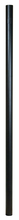  Z8790-TB - 84" Smooth Direct Burial Post in Textured Black