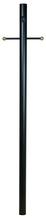  Z8792-TB - 84" Smooth Direct Burial Post w/ Photocell in Textured Black