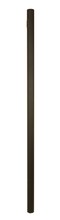  Z8990-TB - 84" Fluted Direct Burial Post in Textured Black