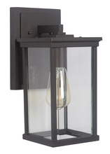  Z9714-OBO - Riviera III 1 Light Medium Outdoor Wall Lantern in Oiled Bronze Outdoor