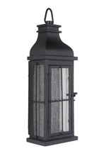  ZA1802-MN-LED - Vincent 1 Light Small LED Outdoor Pocket Lantern in Midnight