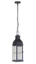  ZA1811-MN-LED - Vincent 1 Light Medium LED Outdoor Pendant in Midnight