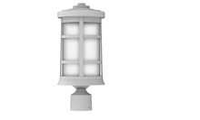  ZA2315-TW - Resilience 1 Light Outdoor Post Mount in Textured White