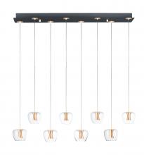  E24165-18BKGLD - Newton-Multi-Light Pendant