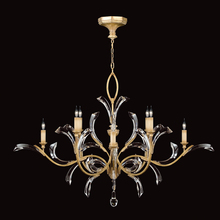  761640ST - Beveled Arcs 57"W Round Chandelier