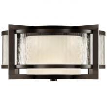  817982ST - Singapore Moderne Outdoor 20"W Outdoor Flush Mount