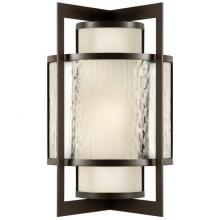  818081ST - Singapore Moderne Outdoor 15"H Outdoor Wall Sconce