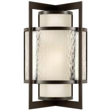  818181ST - Singapore Moderne Outdoor 19"H Outdoor Wall Sconce