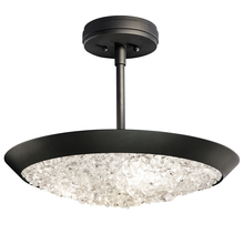  880040-2ST - Arctic Halo 20"W Round Semi-Flush Mount